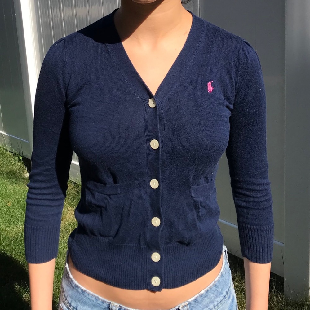 Ralph Lauren button up sweater